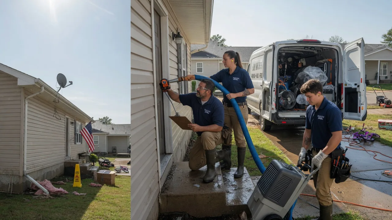 Ceiling Water Damage Restoration in Madrid, IA near me